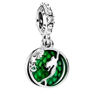 Disney Pandora The Little Mermaid Double Dangle Pendant Charm